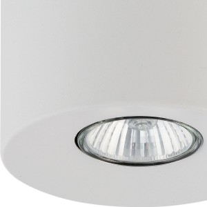 Lampa sufitowa ORION TK Lighting 1xGU10 Metal Biały z bliska.