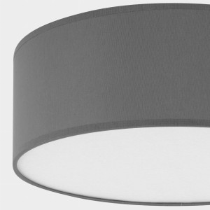 Lampa sufitowa Plafon RONDO TK Lighting 4x15W E27 Szary Metal.
