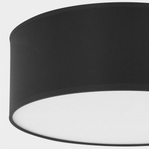 Lampa sufitowa Plafon RONDO TK Lighting 4x15W E27 Czarny Metal.