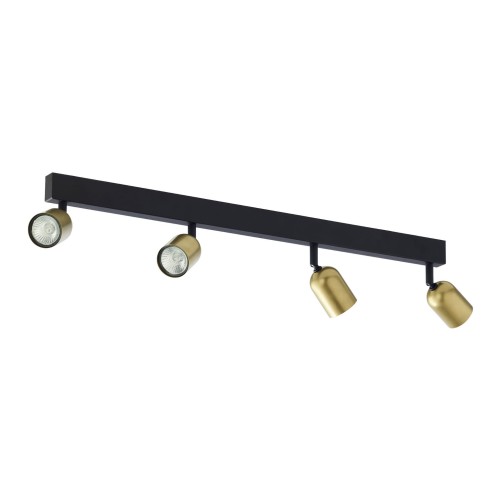 Lampa sufitowa Spot TOP 1021 TK Lighting 4x10W GU10 Złoty Metal