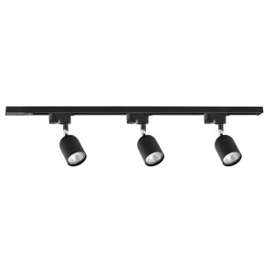 Lampa sufitowa Spot TRACER 6155 TK Lighting 3x50W GU10 Czarny Metal