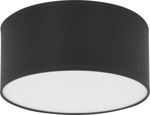 Lampa sufitowa Plafon RONDO TK Lighting 1x15W E27 Czarny Metal