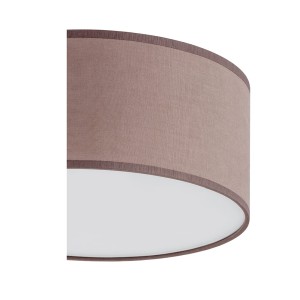 Lampa sufitowa Plafon RONDO TK Lighting 1x15W E27 Beż Metal, widok z boku.