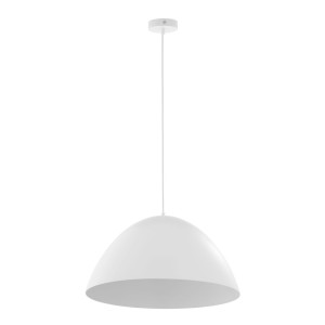 Lampa wisząca FARO TK Lighting biała z metalu.