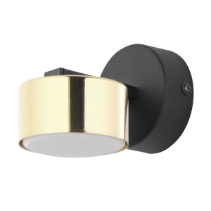 Lampa ścienna DALLAS TK Lighting 1xGX53 Metal Czarny złoto-czarna.
