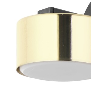 Lampa ścienna DALLAS TK Lighting 1xGX53 Metal Czarny na białym tle.