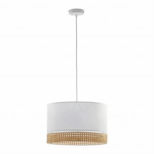 Lampa wisząca PAGLIA TK Lighting 1xE27 Metal Biały