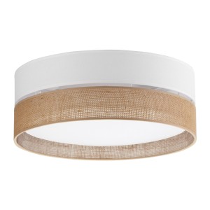 Lampa sufitowa Plafon LINOBIANCO TK Lighting 3x15W E27 Brązowy Metal