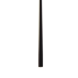 Lampa sufitowa PIANO TK Lighting 1xG9 metal czarny minimalistyczny design.