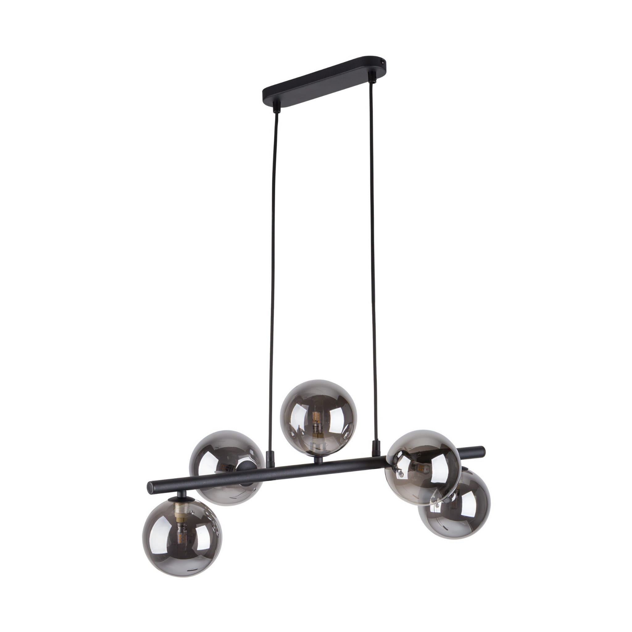 Lampa wisząca ESTERA TK Lighting 5xG9 6W Szkło Biały w nowoczesnym stylu.