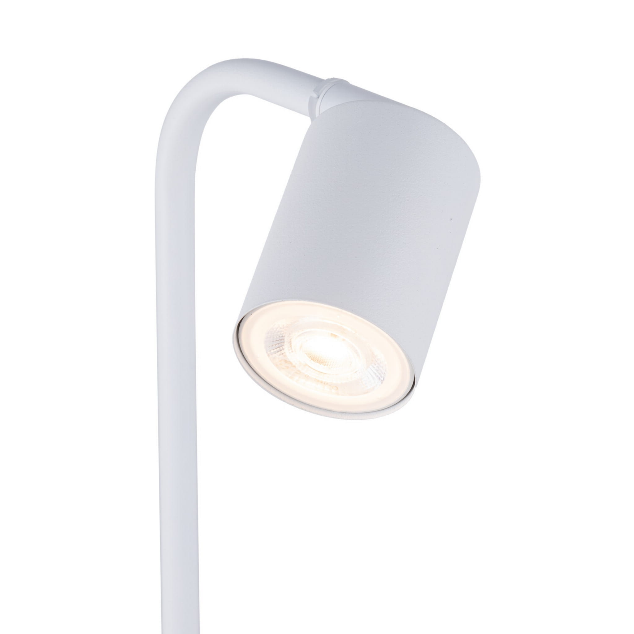 Lampka nocna LOGAN TK Lighting 1xGU10 10W, biała, nowoczesna