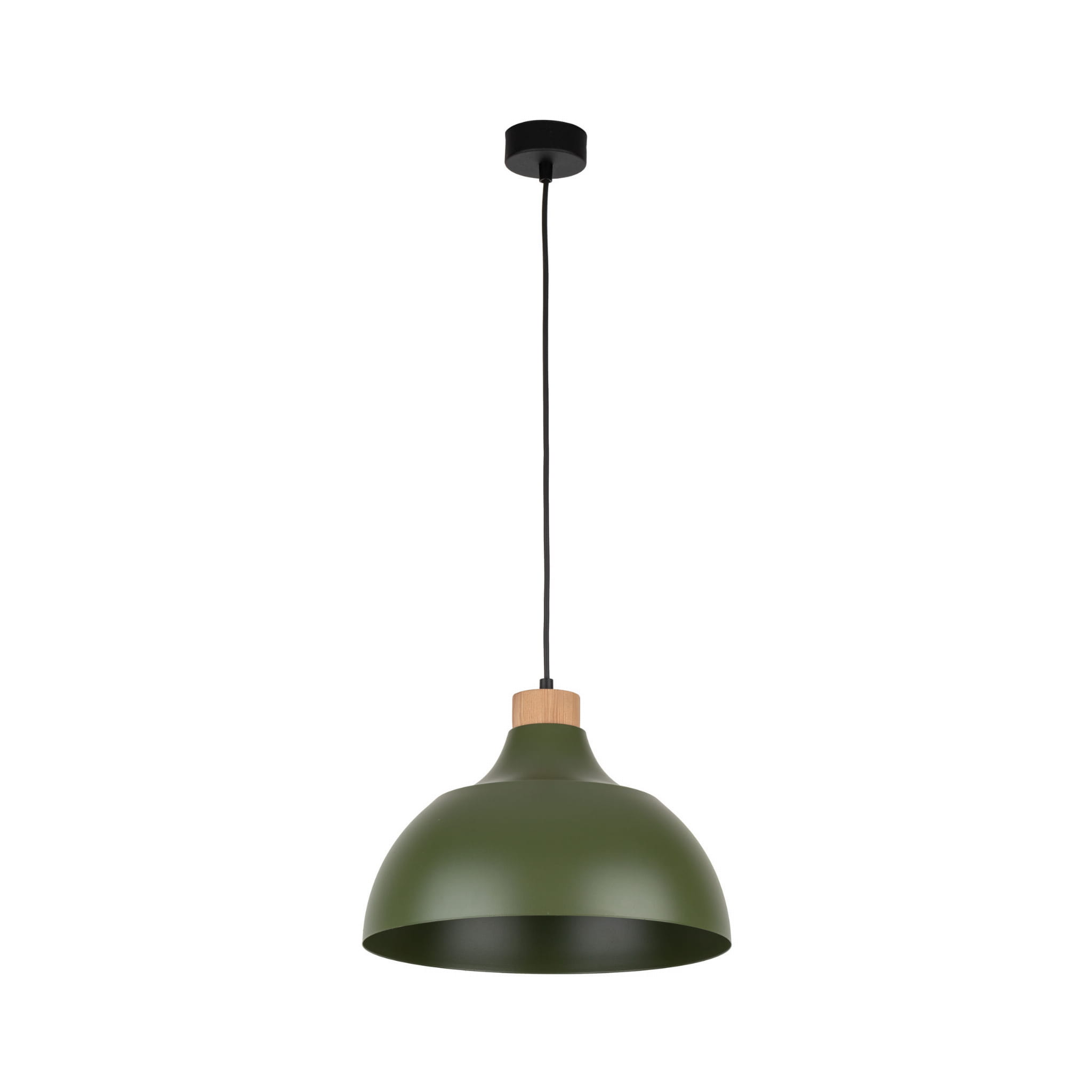 Lampa wisząca CAP TK Lighting 1xE27 15W Metal Zielony.