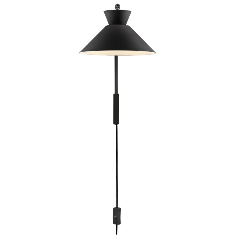 Lampa ścienna DIAL Nordlux 1xE27 40W Metal Czarny.