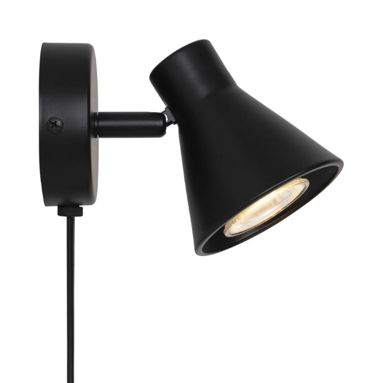 Lampa ścienna EIK Nordlux 1xGU10 35W Metal Czarny.