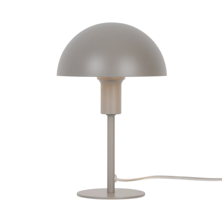 Lampa stołowa ELLEN Nordlux 1xE14 40W Metal Brązowy na białym tle.