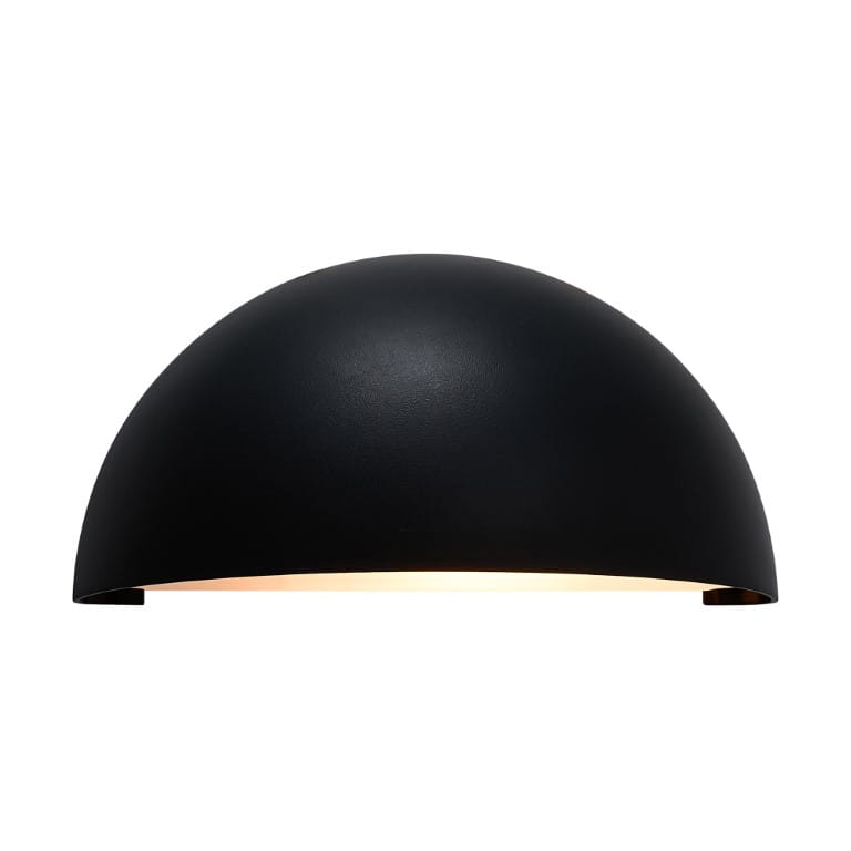 Lampa ścienna SCOR Nordlux 1xE14 15W Czarny półkulisty klosz.