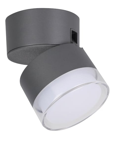 Kinkiet zewnętrzny LED Lutec Dropsi 5010901118 IP44 szary aluminiowy.