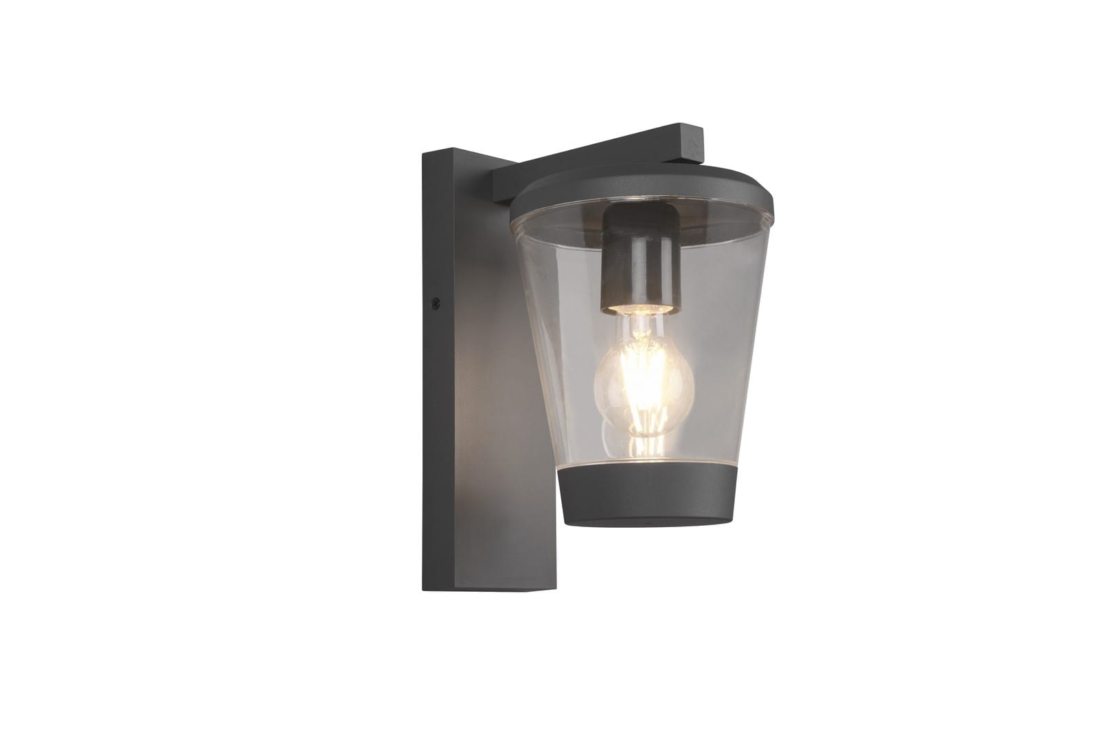 Lampa elewacyjna Trio Cavado 211060142 IP44 1xE27 Aluminium Szary.