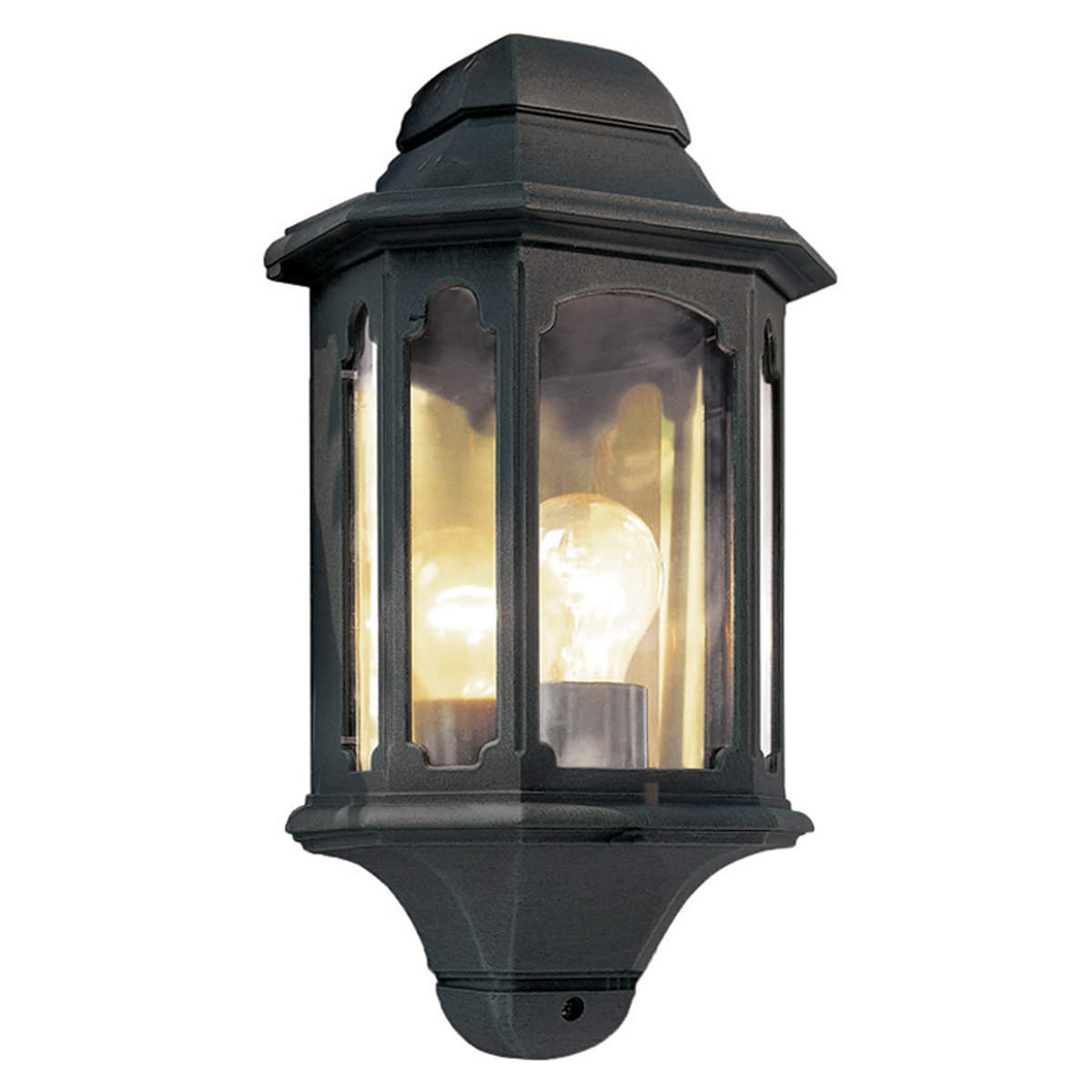 Zewnętrzny kinkiet Elstead Lighting Chapel CP7-BLACK IP44 czarny aluminium.