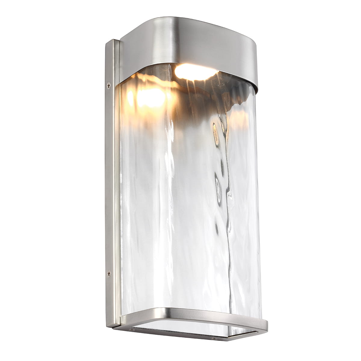 Nowoczesny kinkiet zewnętrzny Elstead Lighting Bennie FE-BENNIE-L-PBS IP44 1xLED Aluminium Stalowy.