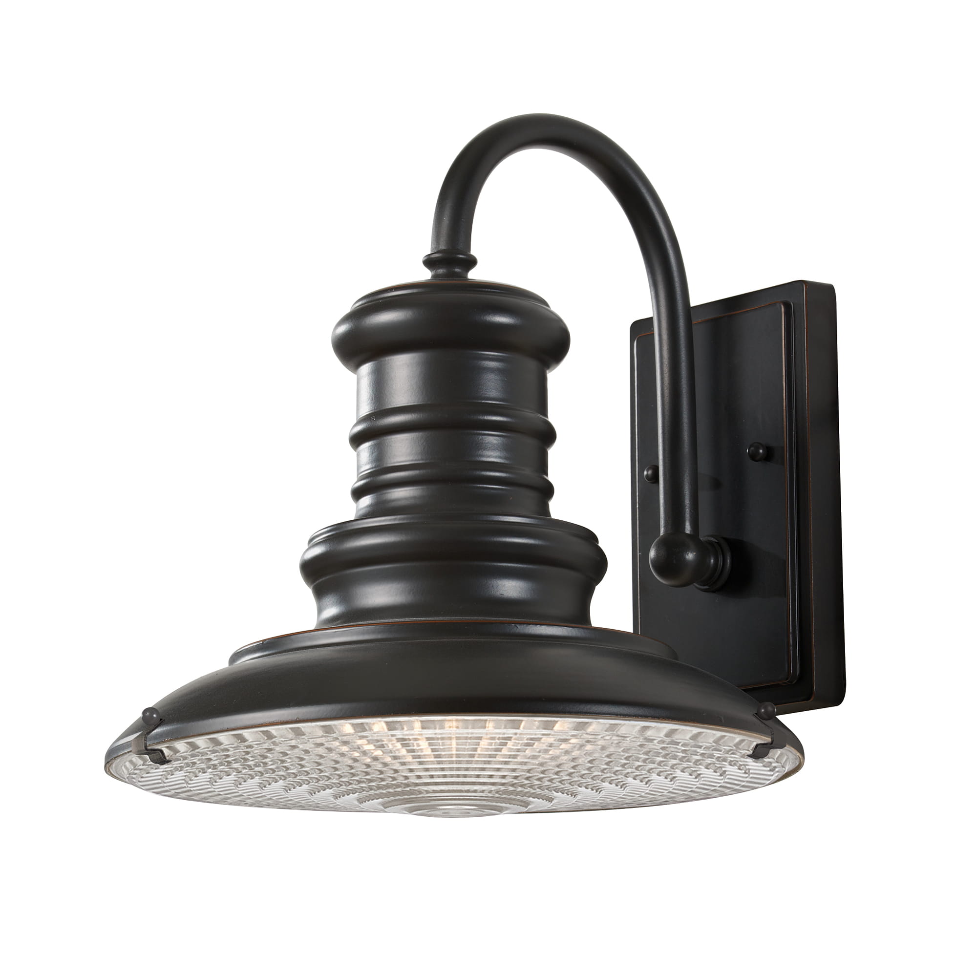Kinkiet zewnętrzny Elstead Lighting Redding Station FE-REDDING2-M-RB IP44 1xE27 Aluminium Brązowy.