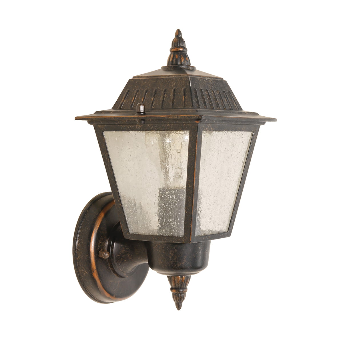 Kinkiet zewnętrzny Elstead Lighting Highnam GZH-HN1 IP44 1xE27 Aluminium Brązowy.