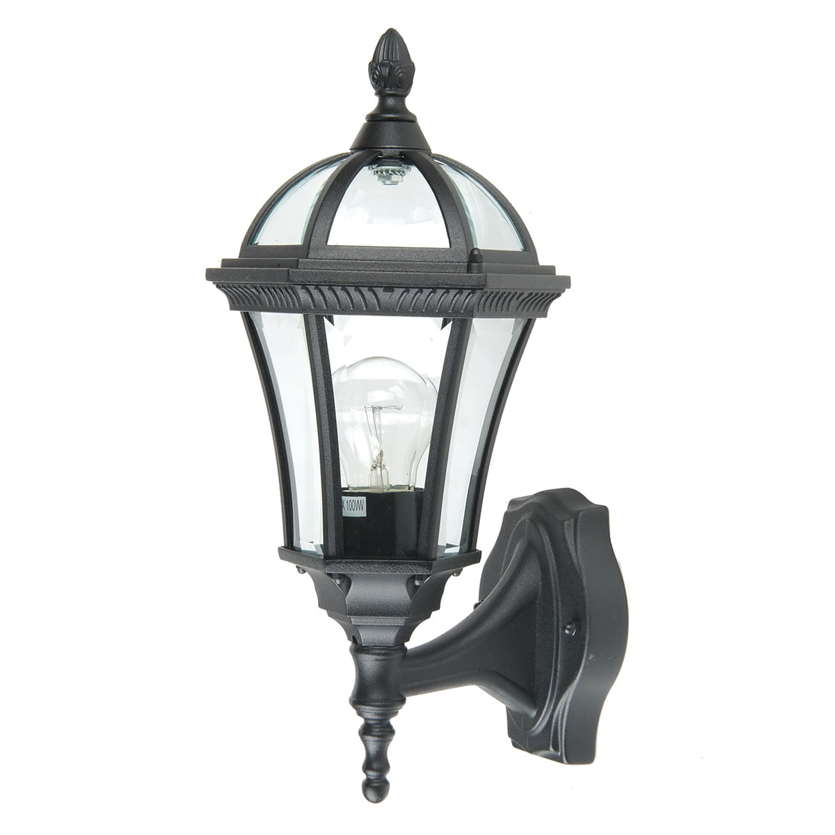 Lampa elewacyjna Elstead Lighting Ledbury GZH-LB1 IP44 1xE27 Aluminium Czarny.