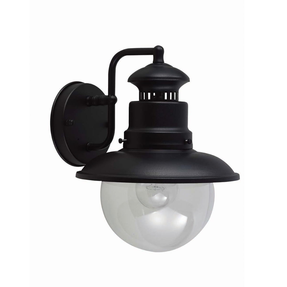 Kinkiet zewnętrzny Elstead Lighting Shipston GZH-SHIP2 IP44 1xE27 czarny.