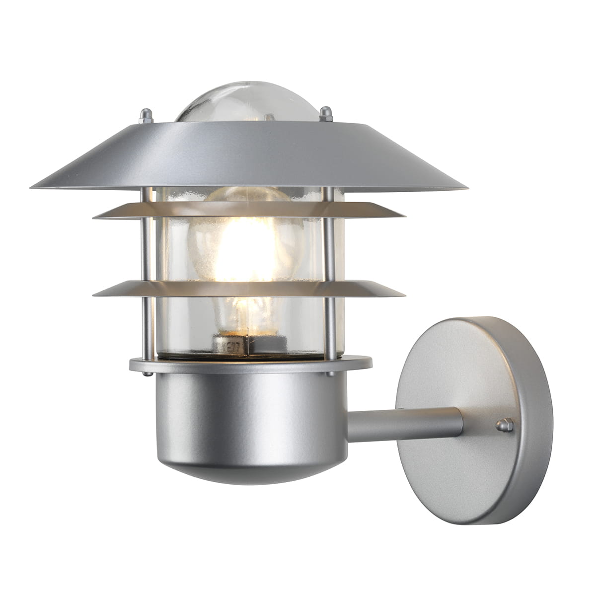 Nowoczesny kinkiet zewnętrzny Elstead Lighting Helsingor HELSINGOR IP44 Stal Srebrny.