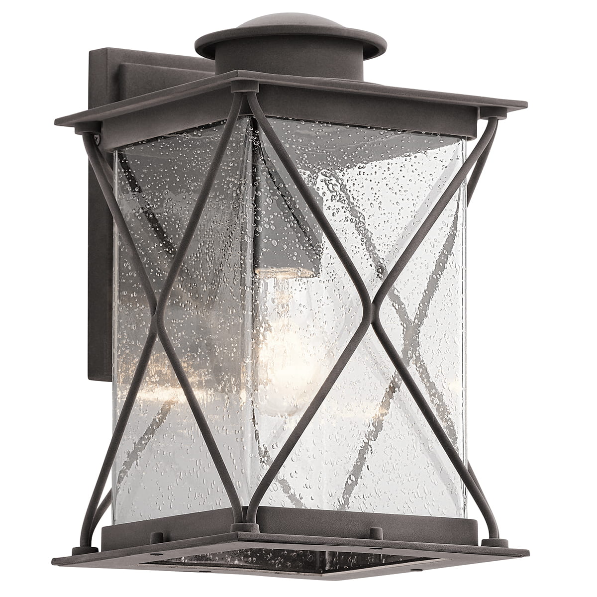Kinkiet zewnętrzny Elstead Lighting Argyle KL-ARGYLE2-M IP44 1xE27 Stal Stalowy.