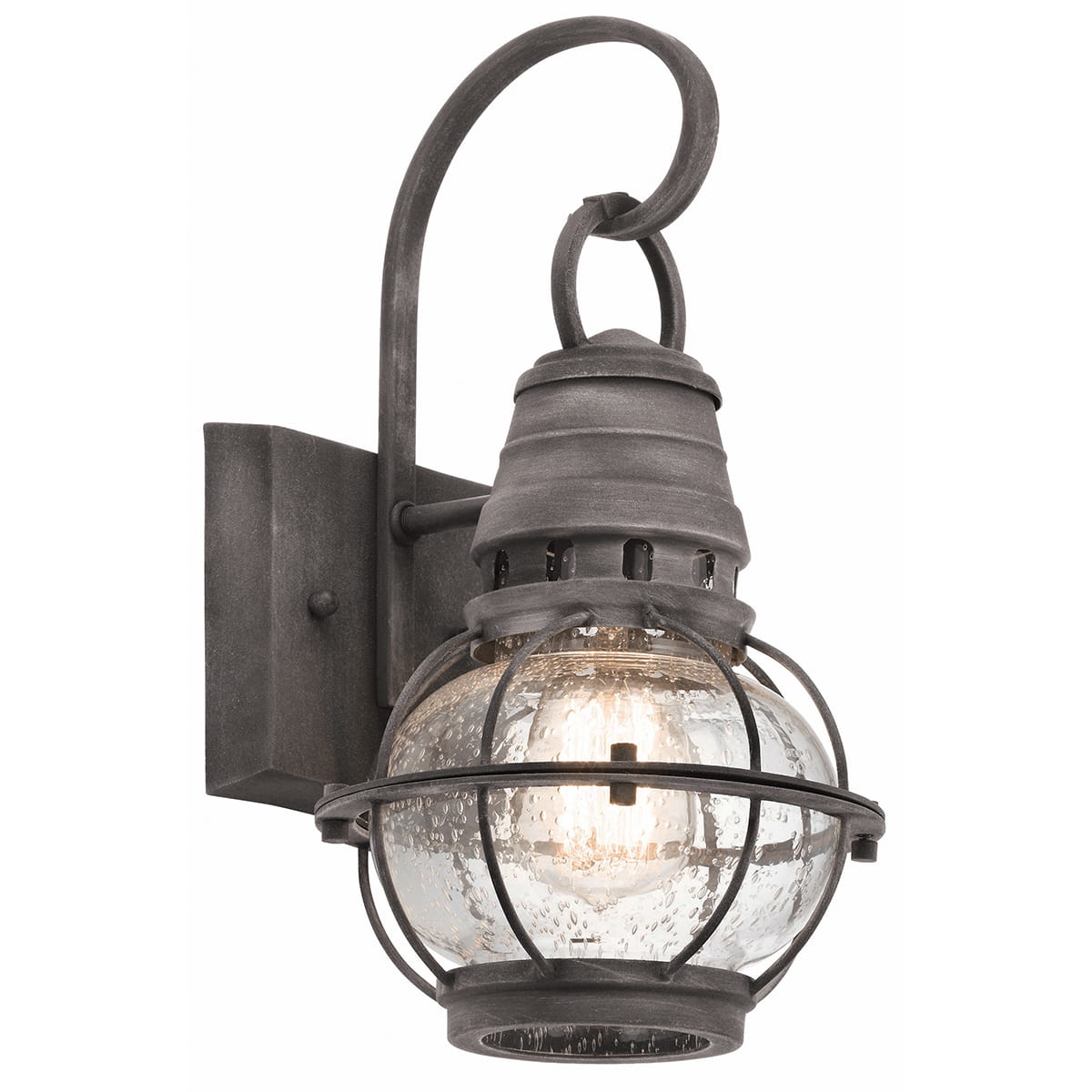 Kinkiet zewnętrzny Elstead Lighting Bridge Point IP44 stalowy.