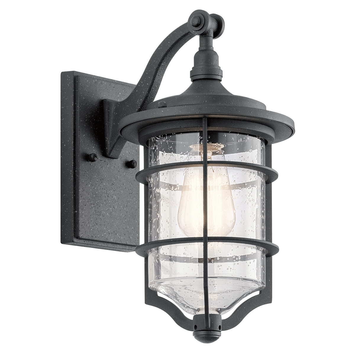 Kinkiet zewnętrzny Elstead Lighting Royal Marine KL-ROYAL-MARINE2-S IP44 1xE27 Stal Czarny.