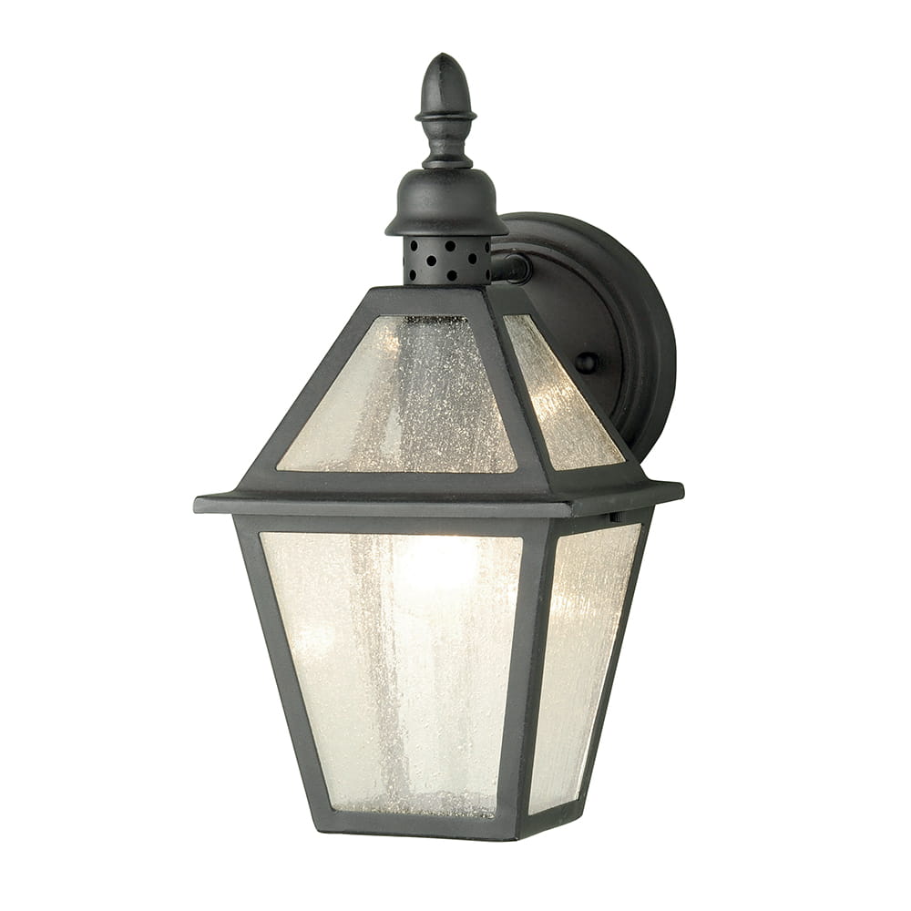 Kinkiet zewnętrzny Elstead Lighting Polruan POLRUAN IP44 E27 czarny aluminium.