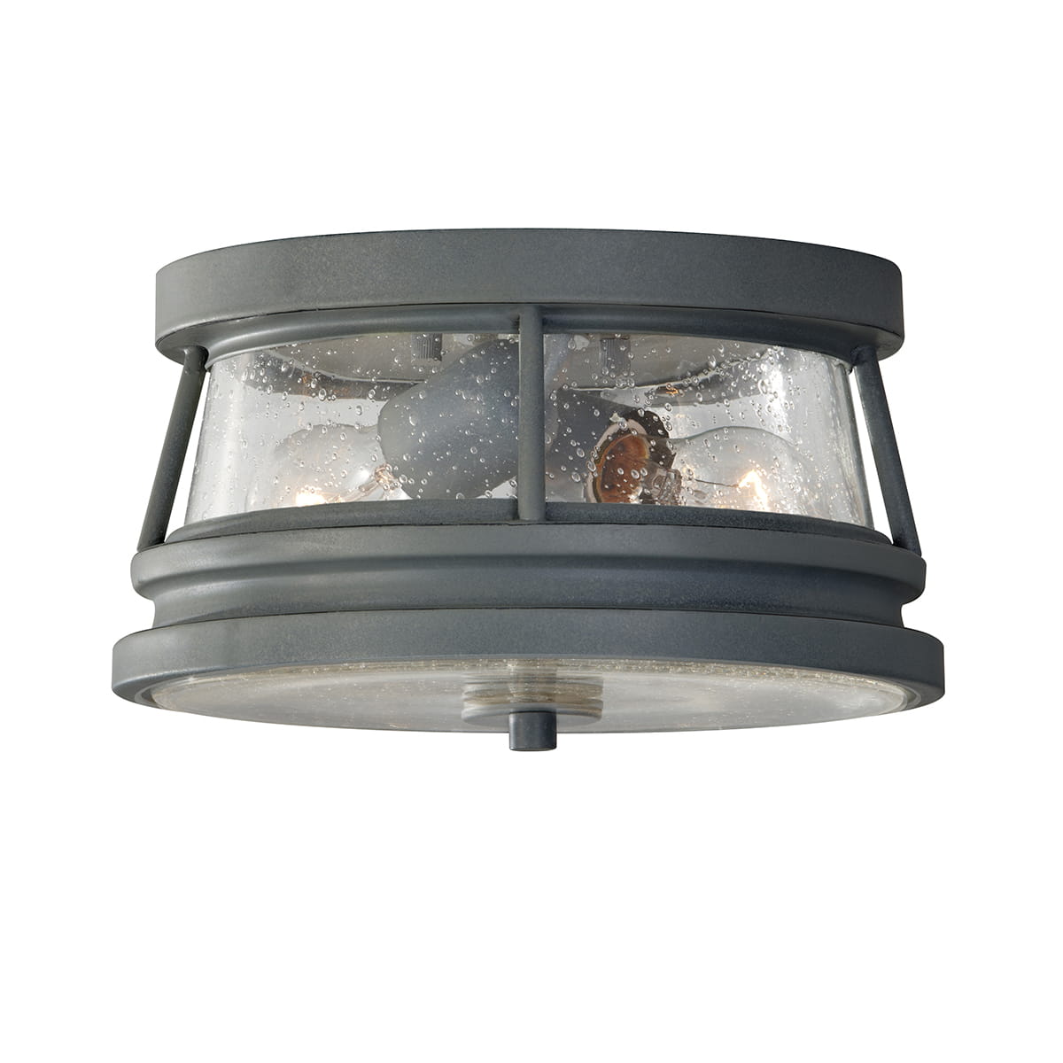 Lampa stropowa Elstead Lighting Chelsea Harbor FE-CHELSEAHBR-F IP44 2xE27 Aluminium Srebrny.
