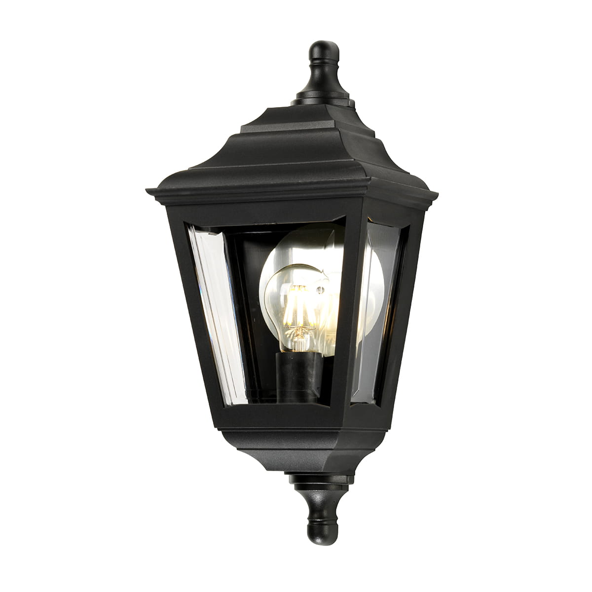 Lampa stropowa Elstead Lighting Kerry KERRY-FLUSH IP44, czarna.