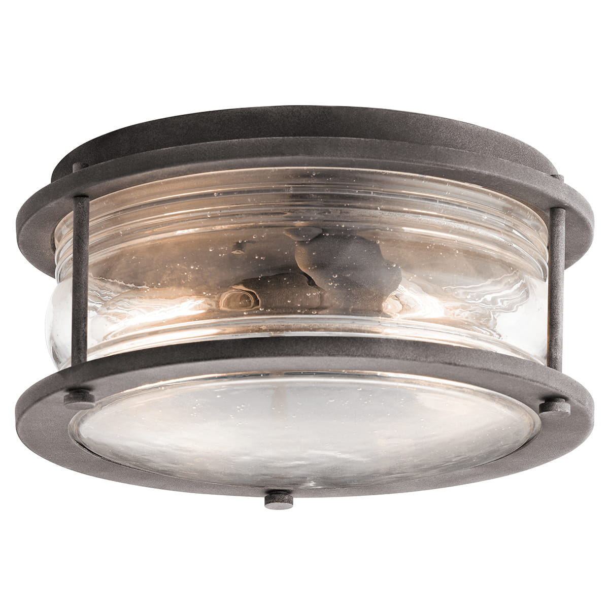 Lampa stropowa Elstead Lighting Ashland Bay KL-ASHLANDBAY-F IP44 1xE27 stalowa.