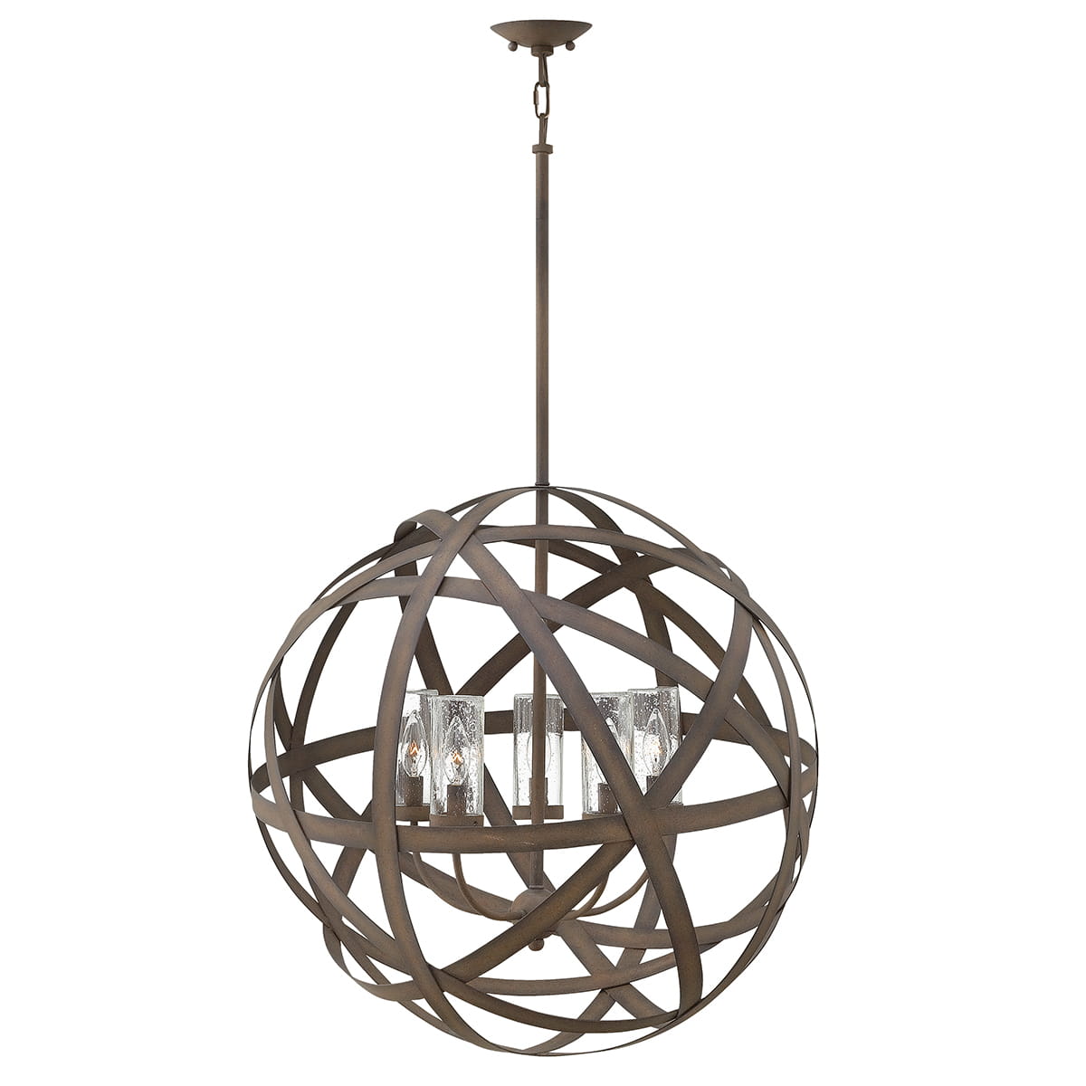 Lampa stropowa wisząca Elstead Lighting Carson HK-CARSON-5P stalowa.
