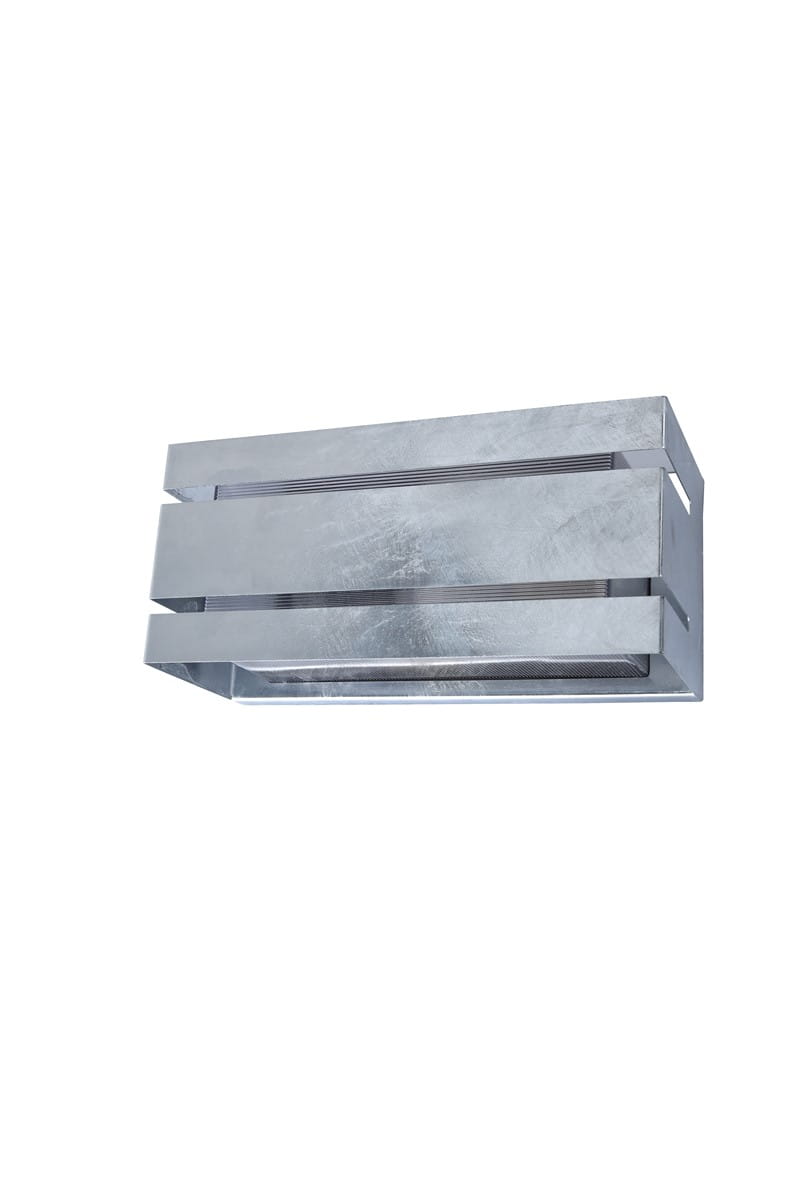Nowoczesny kinkiet zewnętrzny Lutec Vidar 5011602461 IP54 E27 metal srebrny.