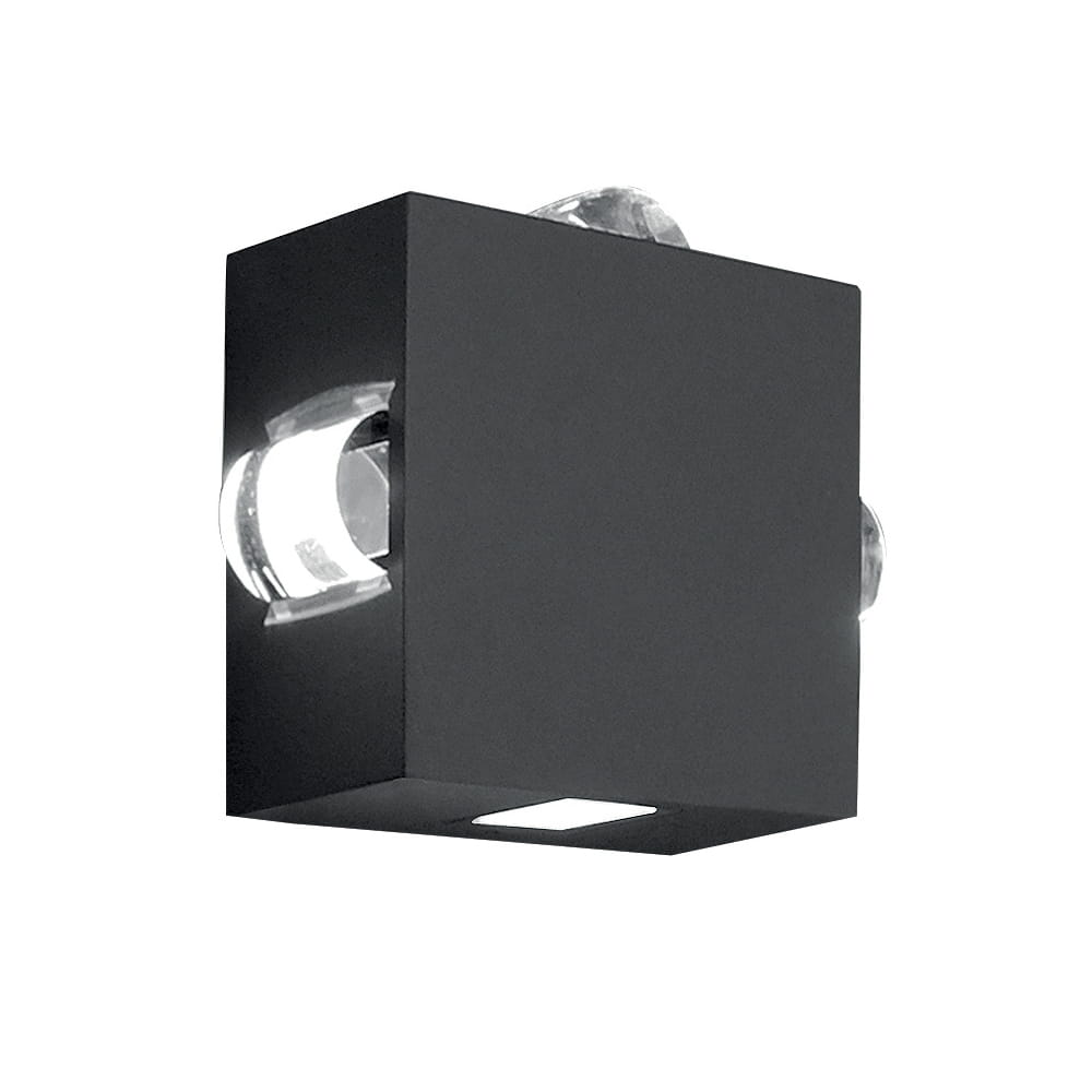 Nowoczesny kinkiet zewnętrzny Elstead Lighting Agner AGNER-4W IP54 4xLED Aluminium Szary.