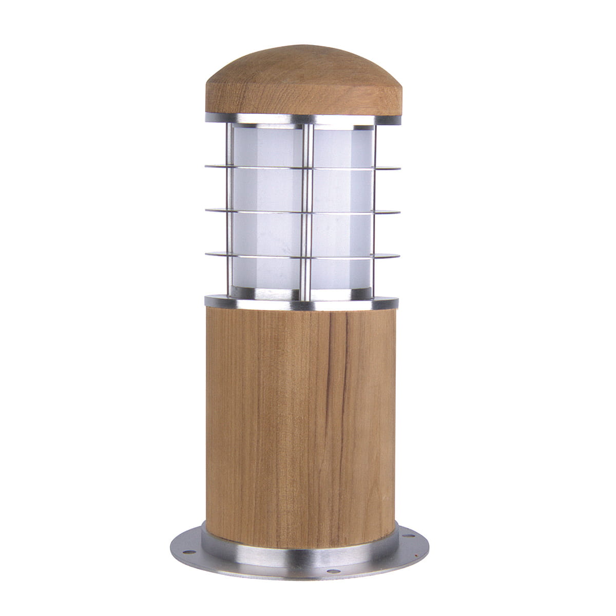 Słupek oświetleniowy Elstead Lighting Poole IP55 drewno stalowy.