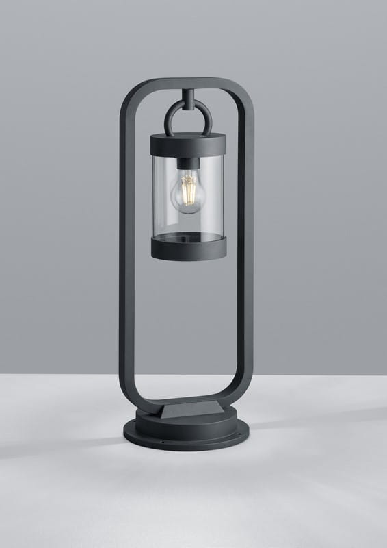 Latarnia ogrodowa Trio Sambesi 504160142 IP44 szara z aluminium.