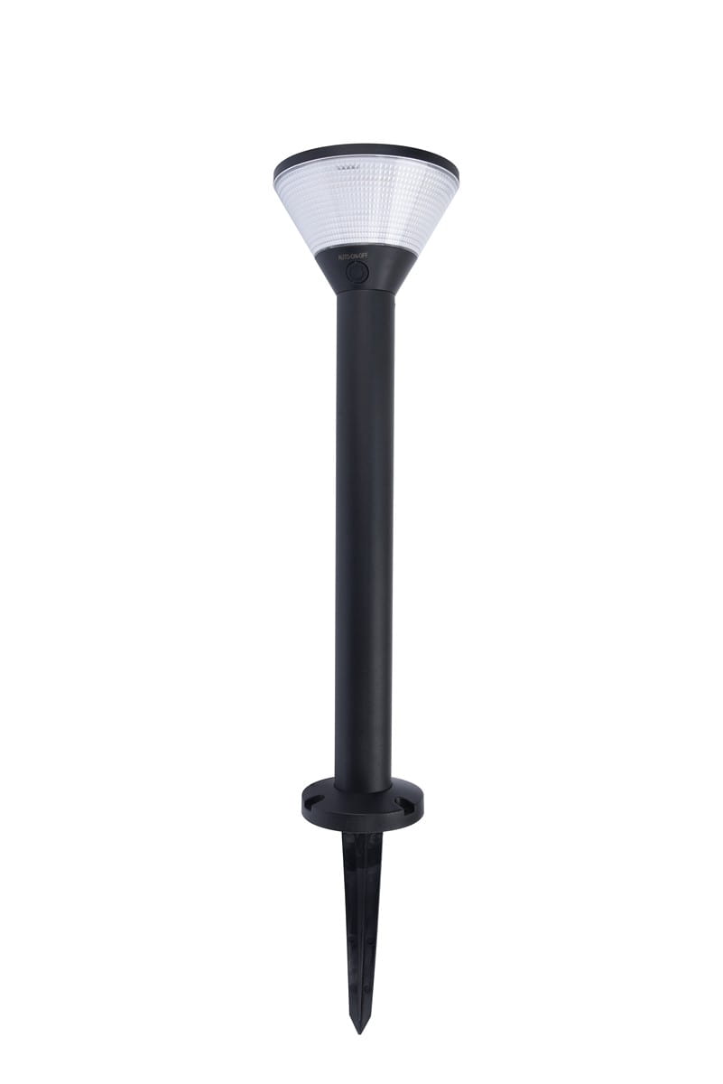 Słupek oświetleniowy Lutec Karlo Solar 6935802012 IP LED czarny.