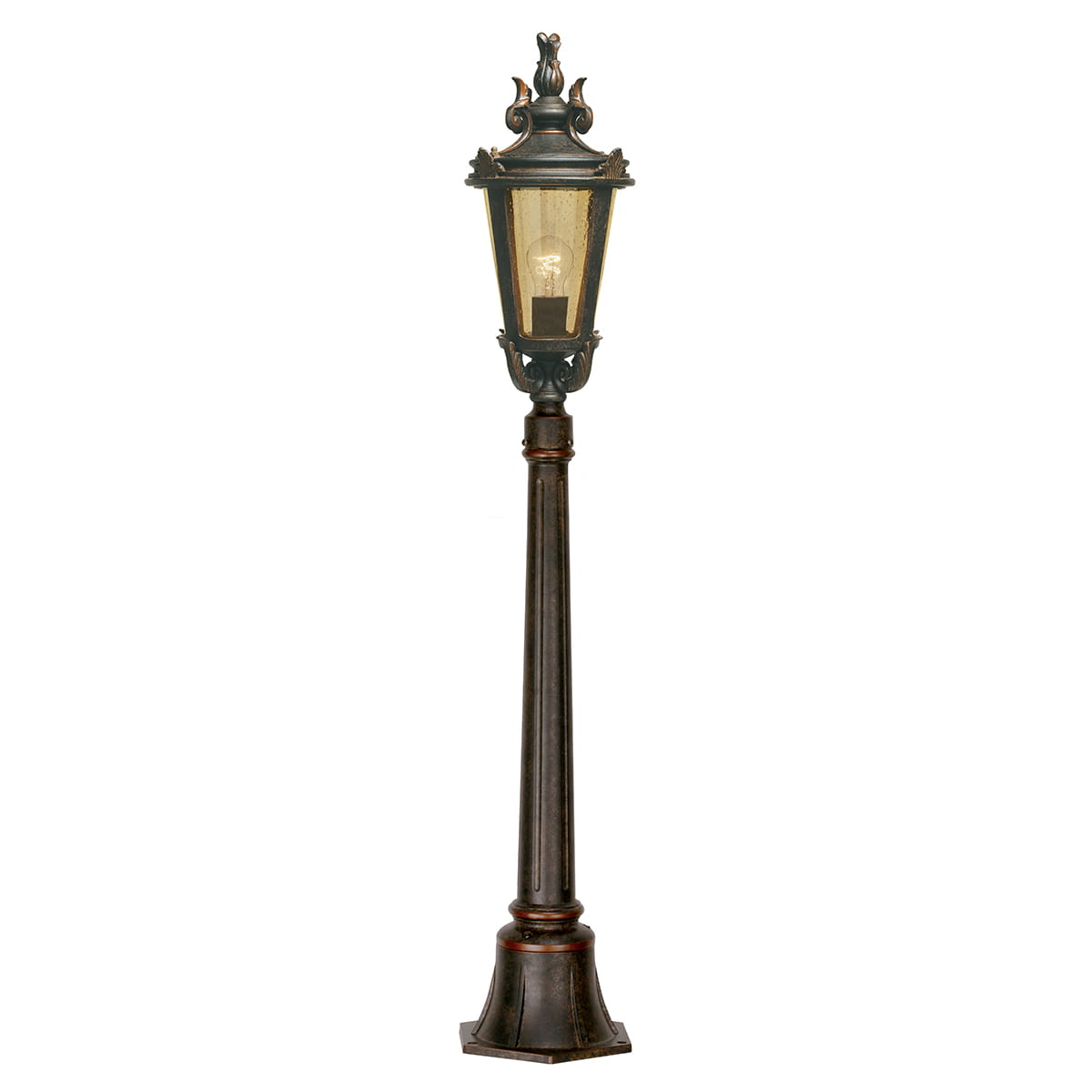 Latarnia ogrodowa Elstead Lighting Baltimore BT4-M IP44 stal brązowy