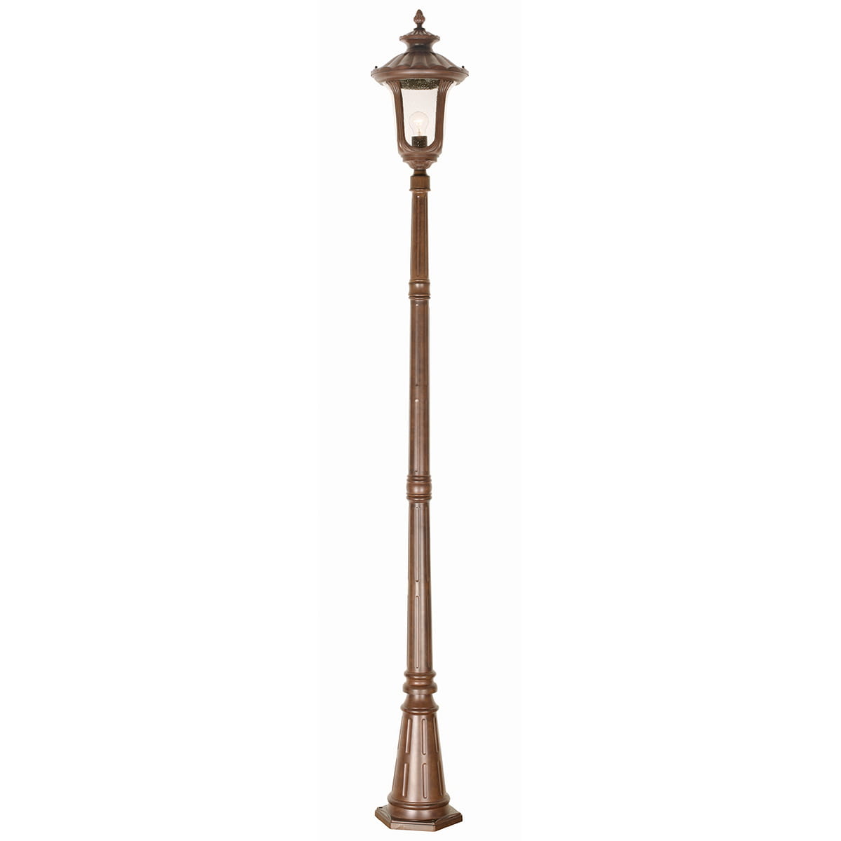 Latarnia ogrodowa Elstead Lighting Chicago CC5-M IP44 brązowa stal E27.