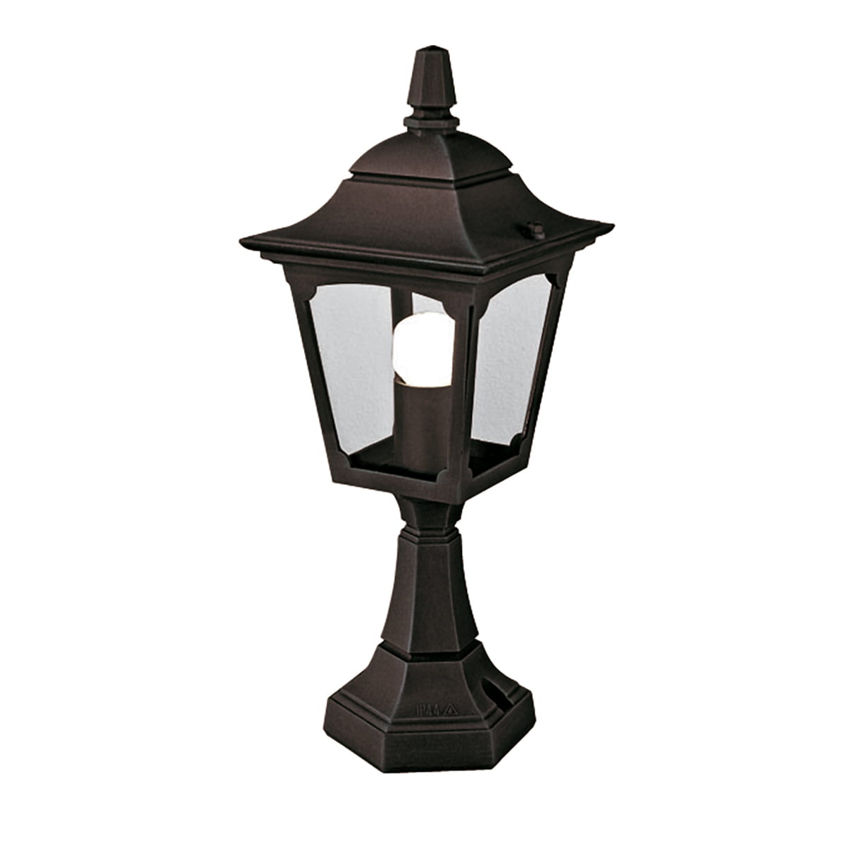Latarnia ogrodowa Elstead Lighting Chapel CPM4-BLACK IP44 czarna aluminiowa.