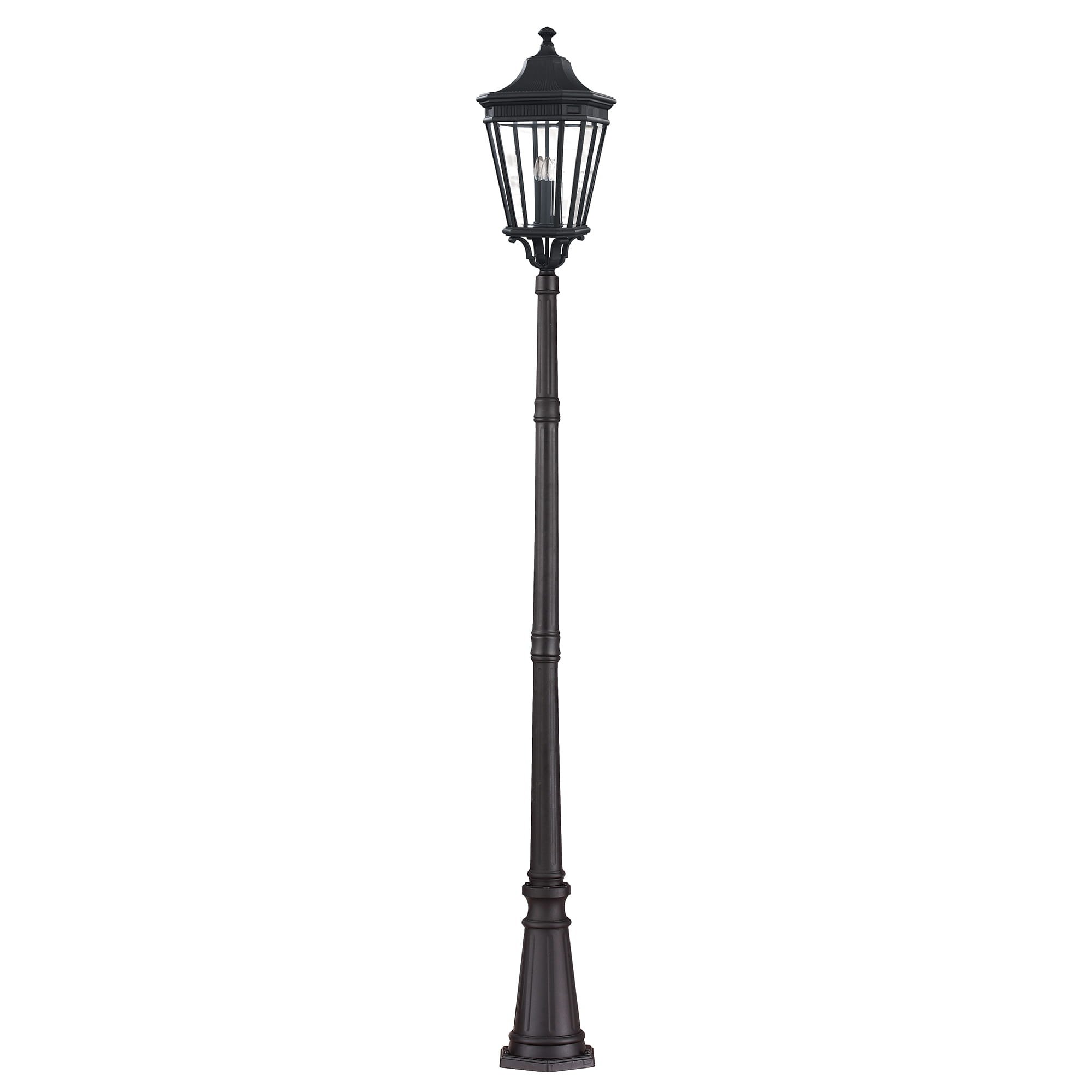 Latarnia ogrodowa Elstead Lighting Cotswold Lane FE-COTSLN5-L-BK IP44 3xE14 Aluminium Czarny.
