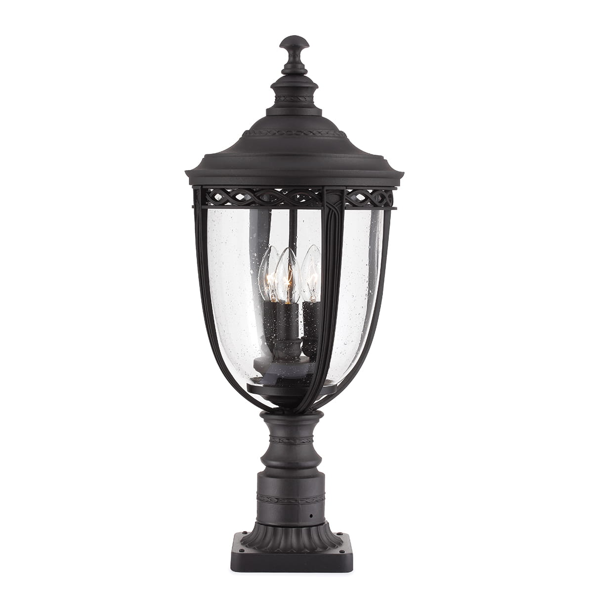 Latarnia ogrodowa Elstead Lighting English Bridle FE-EB3-L-BLK 3xE14 czarna
