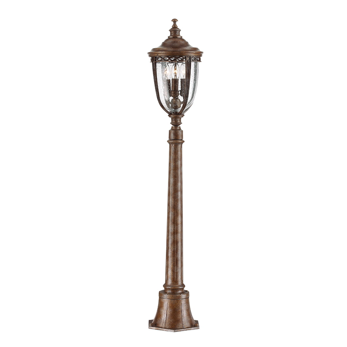 Latarnia ogrodowa Elstead Lighting English Bridle FE-EB4-M-BRB brązowa IP44.
