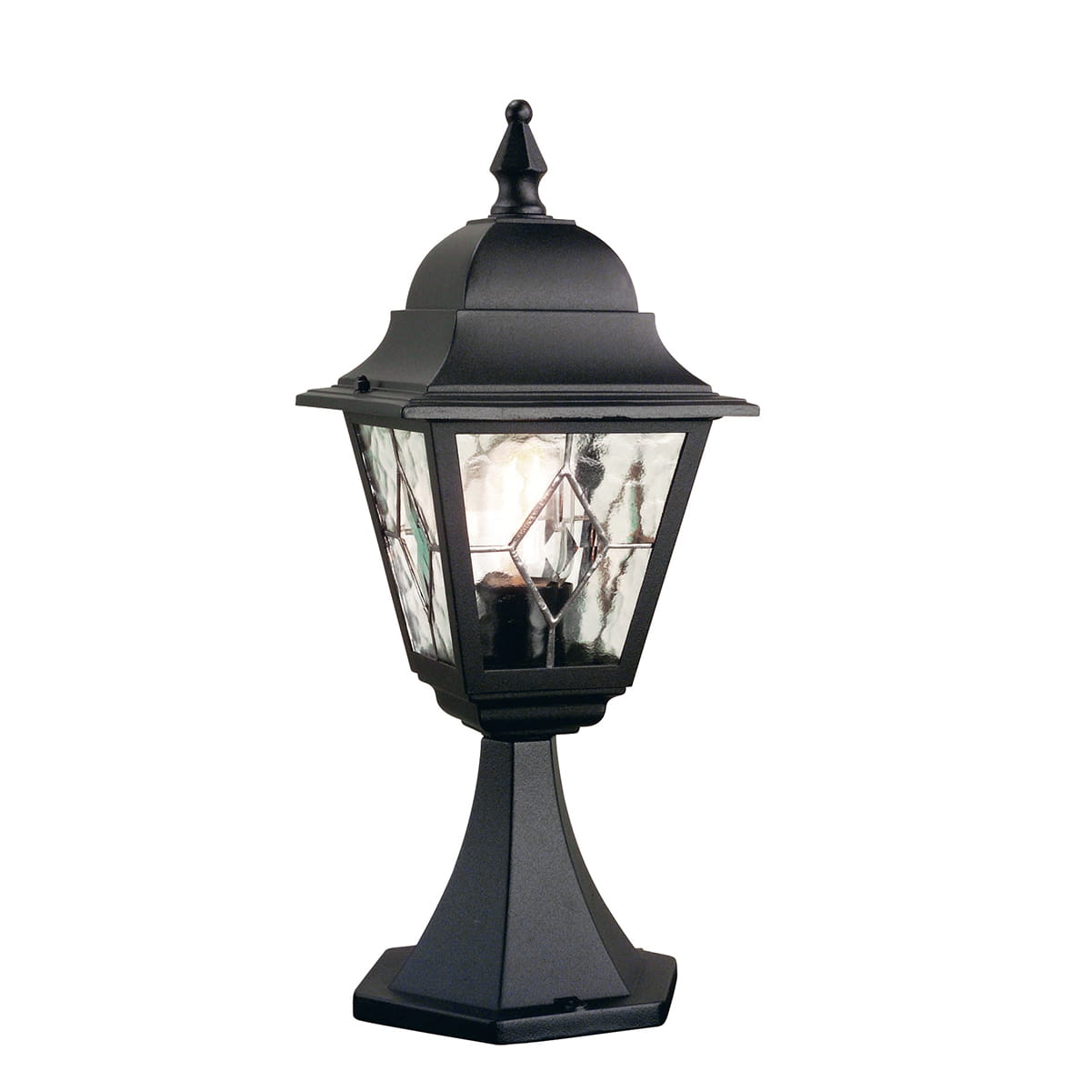 Latarnia ogrodowa Elstead Lighting Norfolk NR3-BLK IP43 1xE27 Aluminium Czarny.