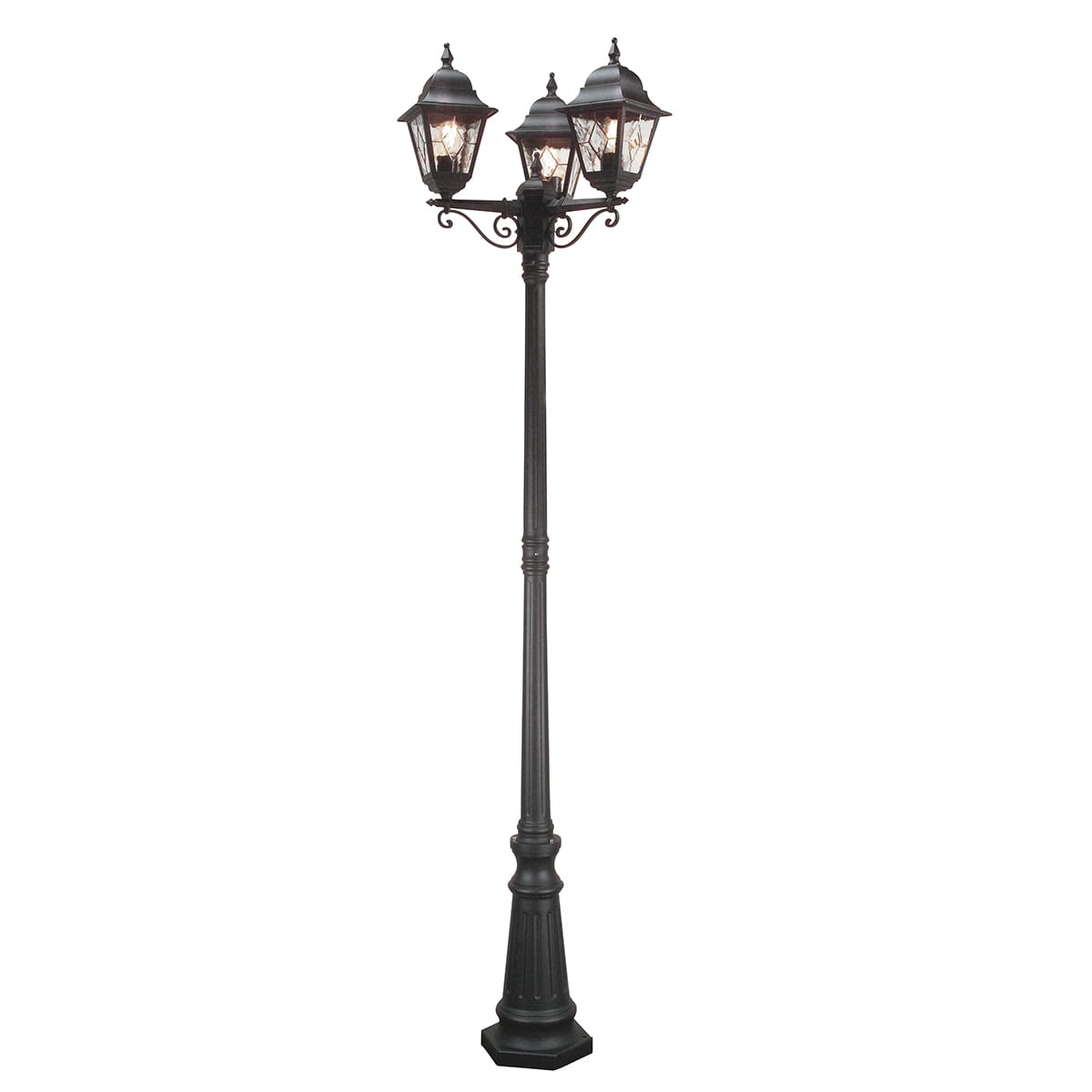 Latarnia ogrodowa Elstead Lighting Norfolk NR8-BLK IP43 3xE27 Aluminium Czarny.